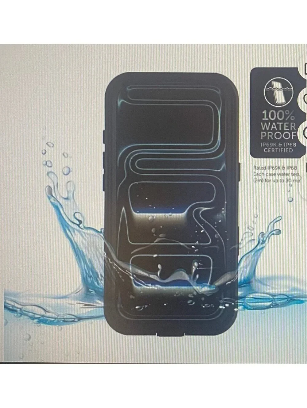 Body Glove Tidal Waterproof Case for iPhone 17 Pro Max Black/Clear